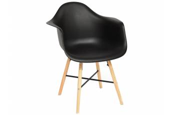 Кресло Cindy Eames mod. 919 черный пластик