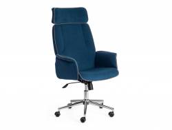 Кресло офисное Charm флок синий