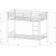 Двухъярусная кровать Севилья - 3 Я коричневый
