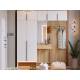 Прихожая Мебельсон К13 дуб крафт золотой/белое дерево