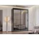 Шкаф-купе Гранд-1 1600 Графит-двери Зеркало