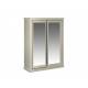 Шкаф-купе 2-х дверный Сиена двери зеркальные