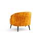 Кресло Марсель микровелюр фреска горчица