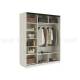 Шкаф-купе Тринити NEW (1800) два зеркала Дуб Крафт