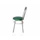 Стул №1 ДХ-8 без мягкой спинки обивка изумруд