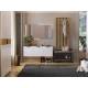 Антресоль трехдверная Бери белое дерево