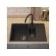 Кухонная мойка Uperwood Quartz UPD-05-04 черная матовая