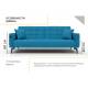 Диван Аллаки с USB розеткой Синий Tailor 21