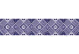 Фартук с фотопечатью Голубая плитка ABF08