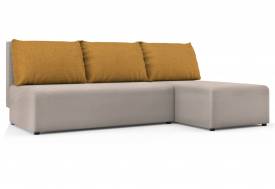 Угловой диван Алиса savana plus ivory savana plus yellow