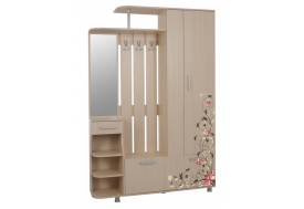 Прихожая с цветным принтом Барселона-2