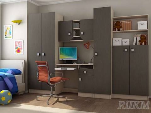 Детская комната Юниор РииКМ комби дуб-венге