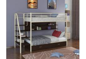 Двухъярусная кровать Толедо ПЯ слоновая кость венге