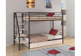 Двухъярусная кровать Толедо Я коричневый дуб молочный