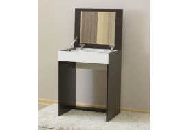 Туалетный столик Эксон белый-венге