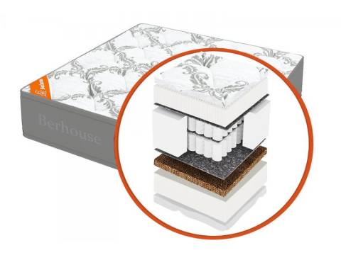 Матрас 120х190 Mega mult зима-лето MultiPocket Gray Night