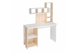 Стол компьютерный Олимп дуб сонома-белый