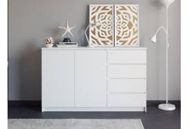 Комод Мори МК1600.1 2 двери и 4 ящика