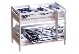 Двухъярусная кровать Авалон с прямой лестницей