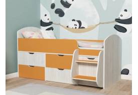 Кровать Малыш-7 Винтербер-Оранжевый