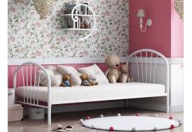 Кровать металлическая Эвора белая