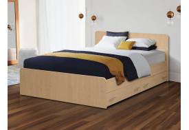 Кровать на уголках № 5 с ящиками двуспальная ЛДСП