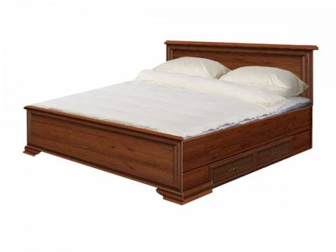 Кровать S320-LOZ/180 с выкатными тумбами Кентаки каштан