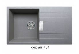 Кухонная мойка Tolero Loft TL750 Серый 701