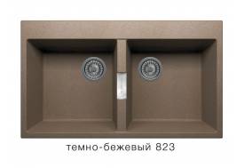Кухонная мойка Tolero Loft TL862 Темно-бежевый 823