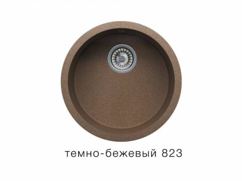 Кухонная мойка Tolero R-104 Темно-бежевый 823