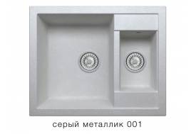 Кухонная мойка Tolero R-109 Серый металлик 001
