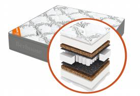 Матрас Mega холкон-кокос TFK Gray Night 180х190