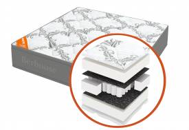 Матрас Mega холкон TFK Gray Night 140х190