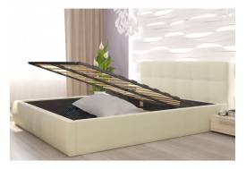 Кровать с ПМ 1800 мм Оскар 73/1 Бежевая