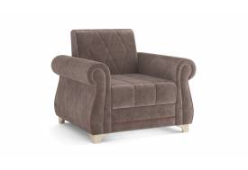 Кресло для отдыха Порто велюр тенерифе стоун