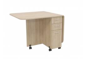 Стол книжка с ящиками 1-6702 Дуб ривьера