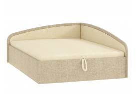 Кровать-тахта Адель вар.1 1400 Тесла милк-Тесла мокко