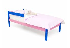 Кровать Svogen classic с бортиком синий-лаванда