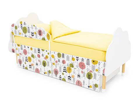 Кровать Stumpa Облако бортик и ящики рисунок Стрелы