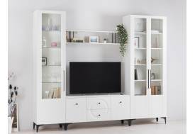 Гостиная Валенсия Белая шагрень