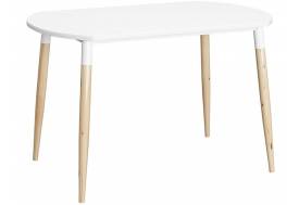 Стол Ева Пластик белый матовый
