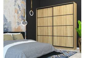 Шкаф-купе Лофт Шк24-60 2400 глубина 600 фасад ЛДСП 3Г