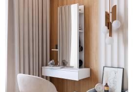 Трюмо Мария белый рамух