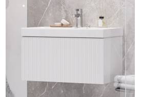 Тумба с раковиной Compo 70 подвесная белый