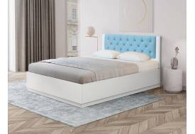 Кровать Венеция 12.1 1200 с подъемным механизмом велюр 011