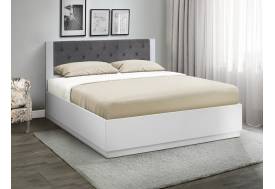 Кровать Венеция 12.2 1200 с ортопедическим основанием велюр 032