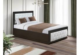 Кровать Венеция 13.2 1600 с ортопедическим основанием венге-белый