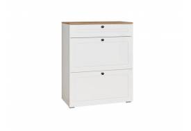 Тумба для обуви 16.121 Остин Белый шагрень