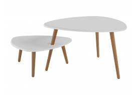 Стол журнальный Стилгрей Белый