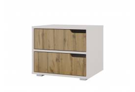 Тумба Харви белый/вотан